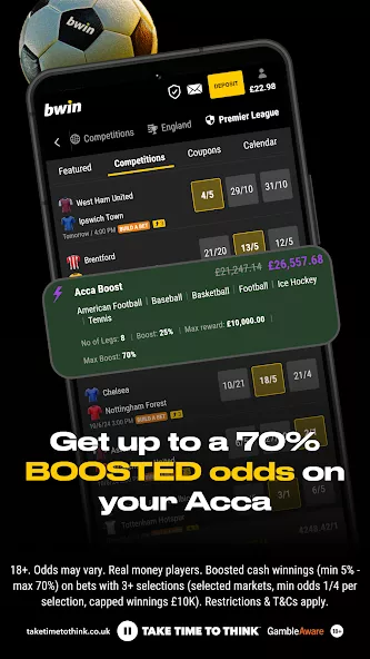 This image is the second image of the app, encrypted odds-on top online betting software