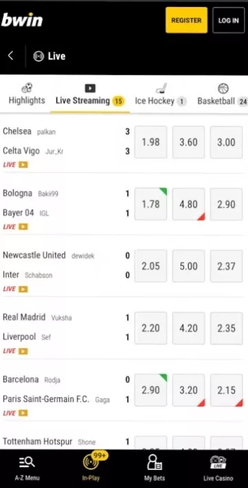 This image is app homepage image of best online betting app